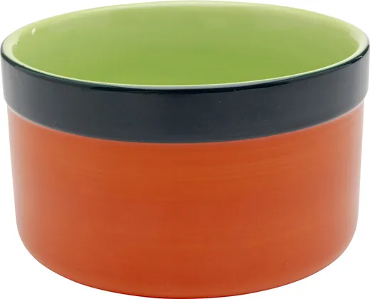Miska CAPRI 350 ml - pomarańczowy/zielony