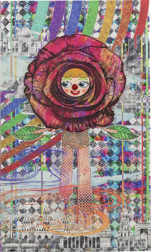 Obraz BLOSSOM GIRL 108x180