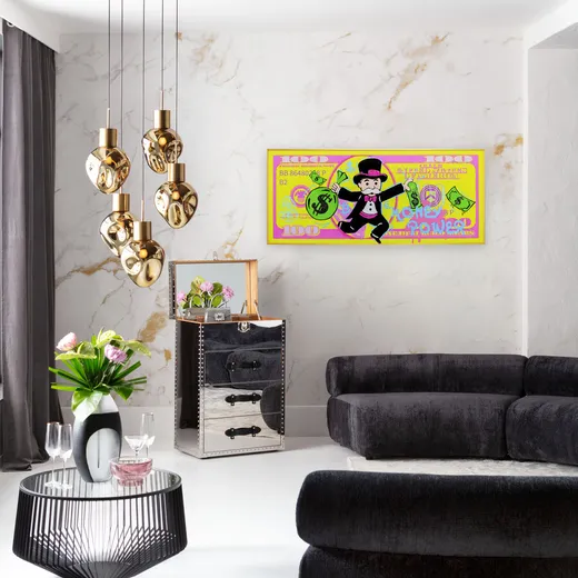 Obraz GRAFFITI MONEY 160x70