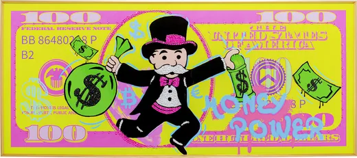 Obraz GRAFFITI MONEY 160x70