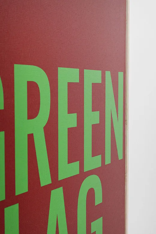 Obraz GREEN FLAG 40x60