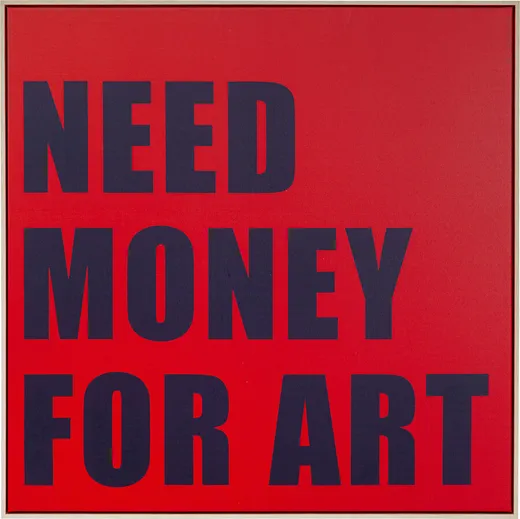 Obraz NEED MONEY 80x80