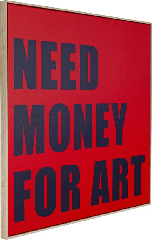 Obraz NEED MONEY 80x80