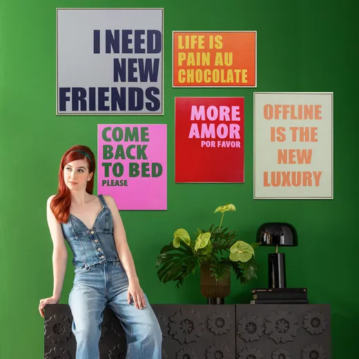 Obraz NEW FRIENDS 80x80
