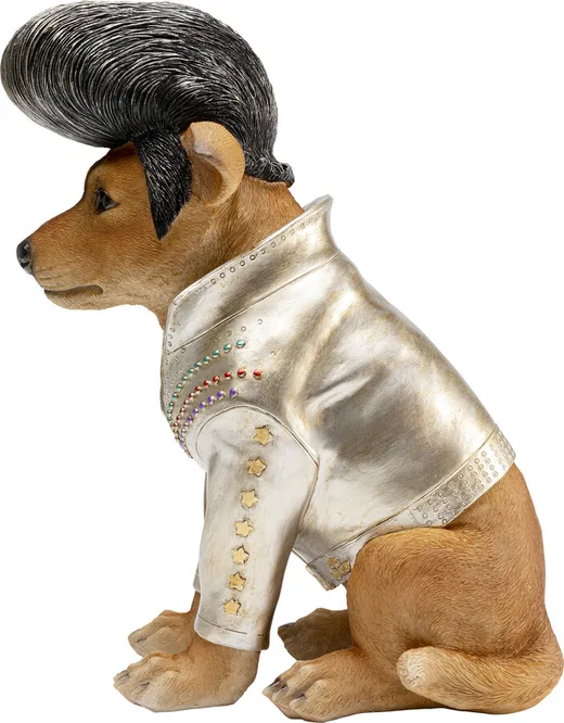 Skarbonka KING DOG - brązowy/srebrny