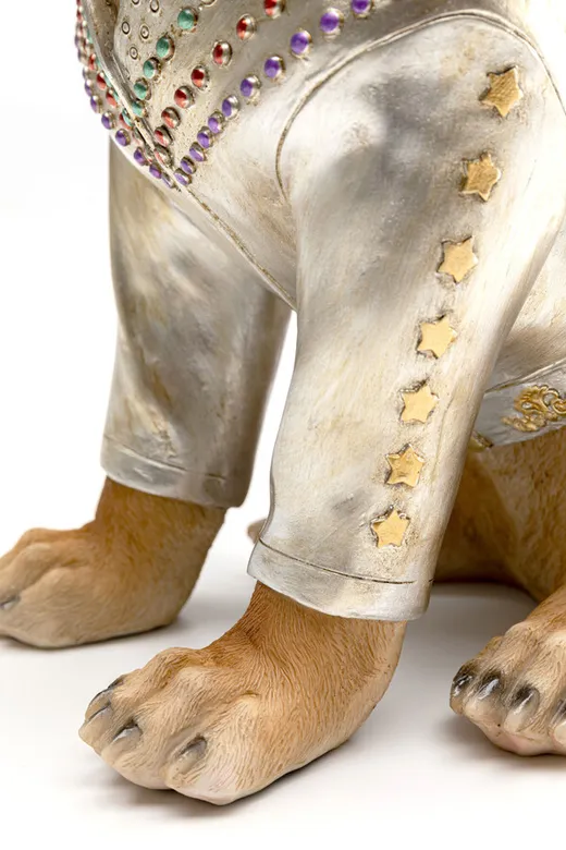 Skarbonka KING DOG - brązowy/srebrny