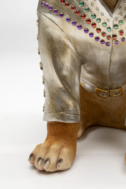 Skarbonka KING DOG - brązowy/srebrny