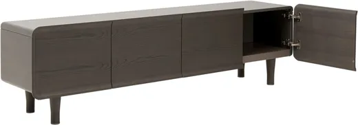 Szafka RTV 4-drzwiowa DIVINE - brązowy