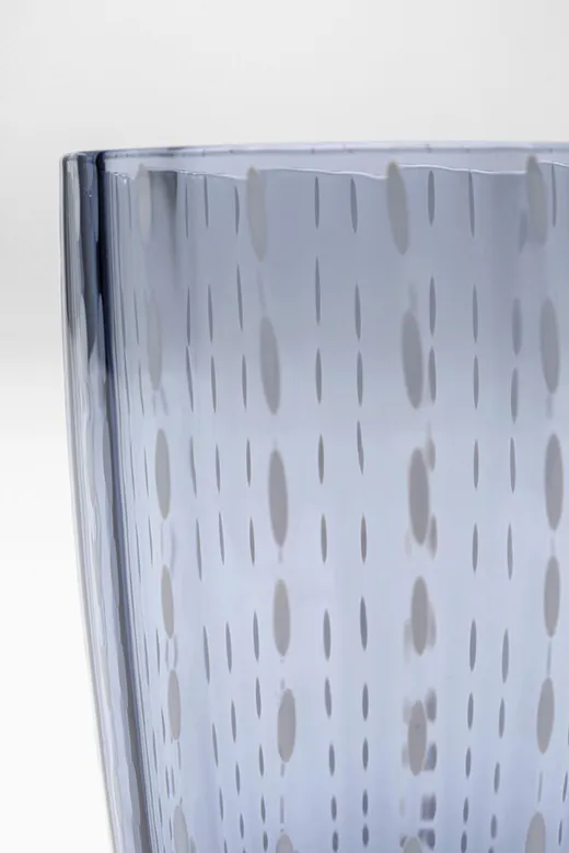 Szklanka CLUE 380 ml - transparentny/niebieski