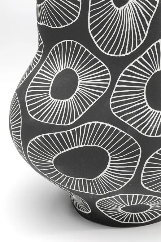 Wazon ANEMONE 33 cm - szary