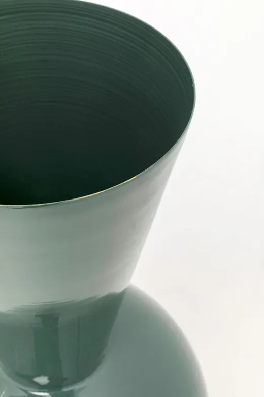 Wazon stalowy BLOW 60 cm - niebieskozielony