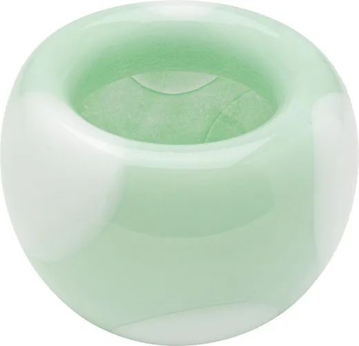 Wazon szklany PUNTI 15 cm - zielony