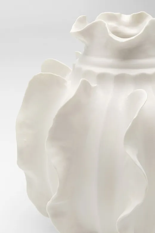 Wazon z porcelany VIENTO 23 cm - biały