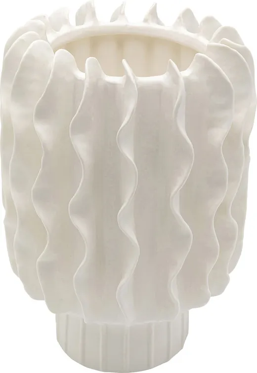 Wazon z porcelany VIENTO 26 cm - biały