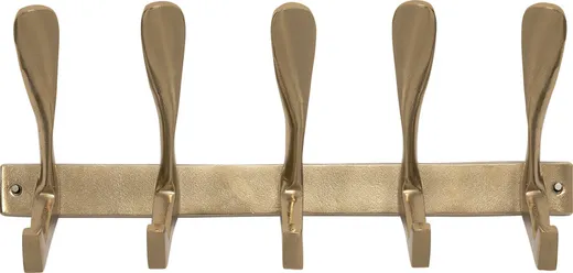Wieszak ścienny SPOON - złoty