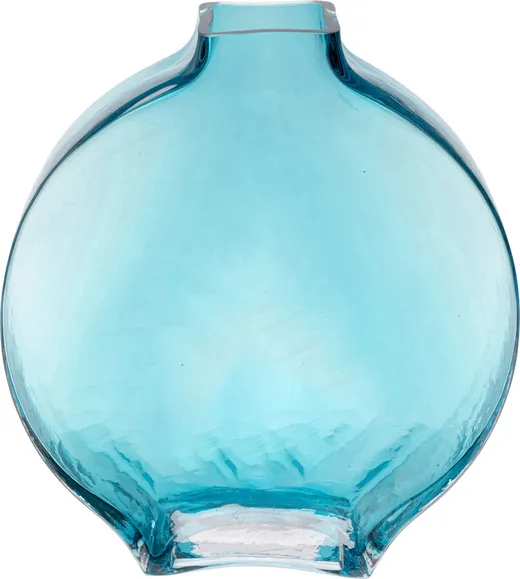 Wazon szklany TOJA 27 cm - niebieski