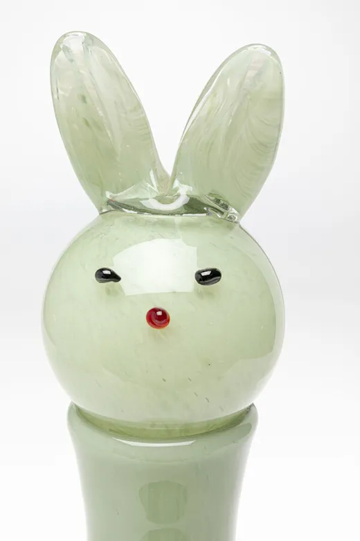 Wazon z korkiem TOJA FACE 41 cm - zielony
