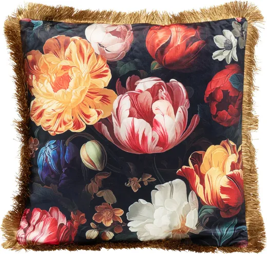 Poduszka dekoracyjna PEONY ROSE 45x45 - wielokolorowy