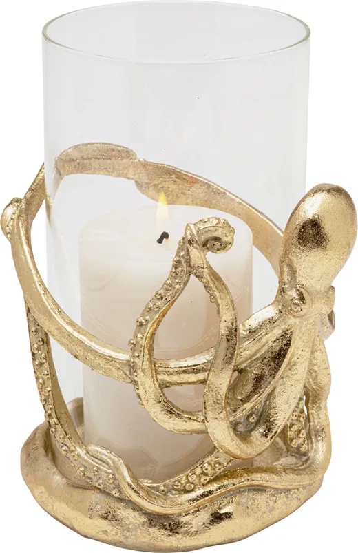 Świecznik OCTOPUS - złoty