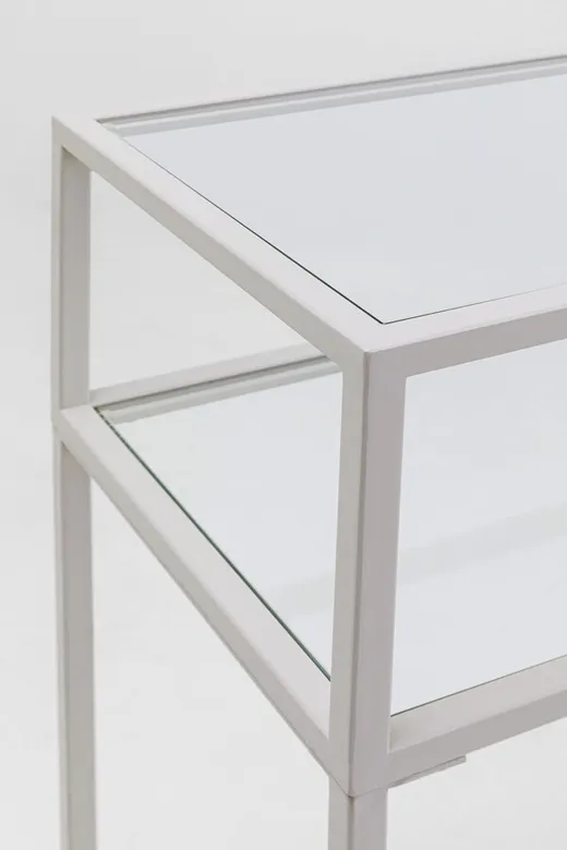 Konsola z półką LOFT GREIGE - szarobeżowy