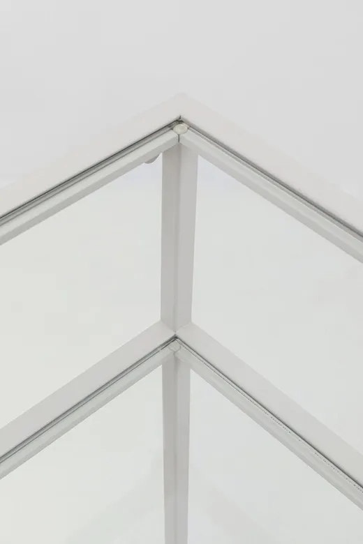 Konsola z półką LOFT GREIGE - szarobeżowy