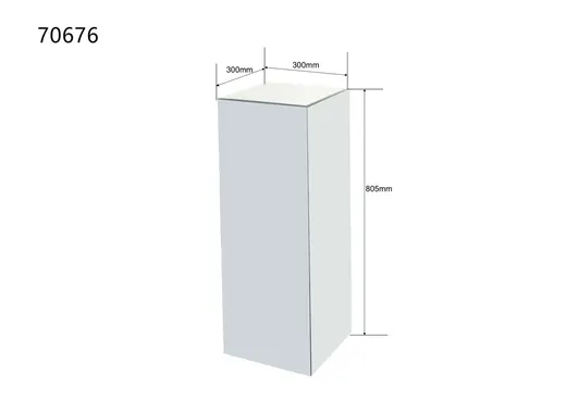 Postument LUXY 80 cm - lustrzany