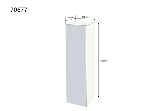 Postument LUXY 110 cm - lustrzany