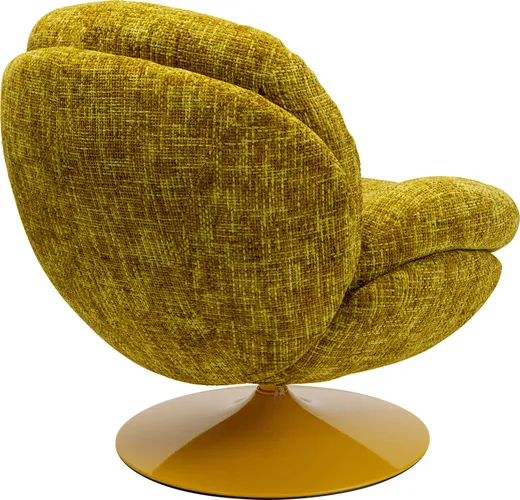 Fotel obrotowy COSY - żółty