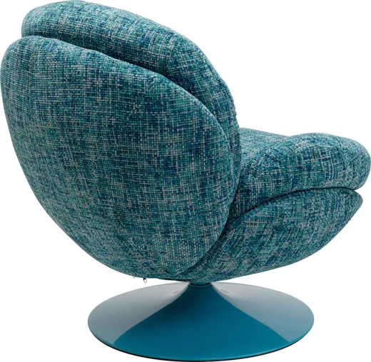 Fotel obrotowy COSY - niebieski