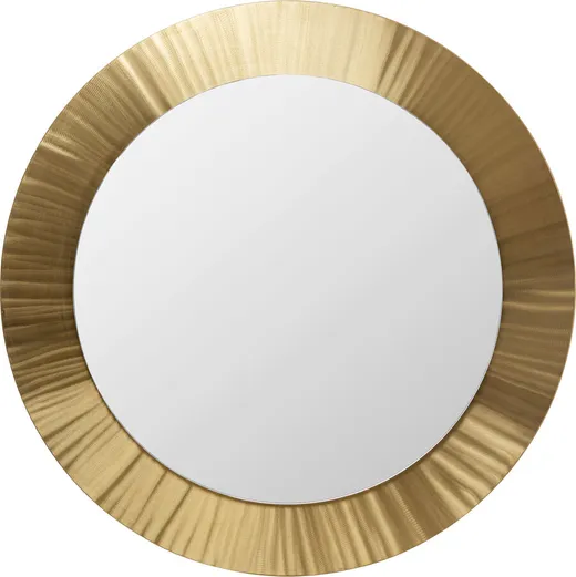 Lustro ścienne okrągłe LUNETTE 120 cm - złoty