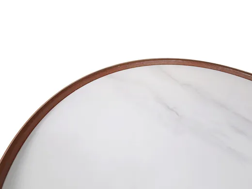 Szafka nocna MODIG ekoskóra - brązowy