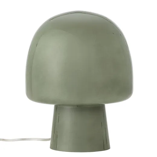 Lampa stołowa szklana PADDY - zielony