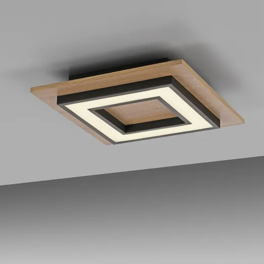 Lampa sufitowa TOLA 14562-18 - naturalny/czarny