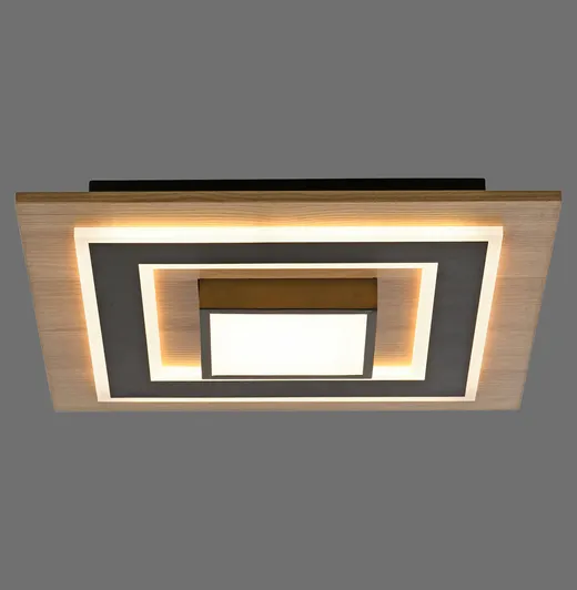 Lampa sufitowa TOLA 14563-18 - naturalny/czarny