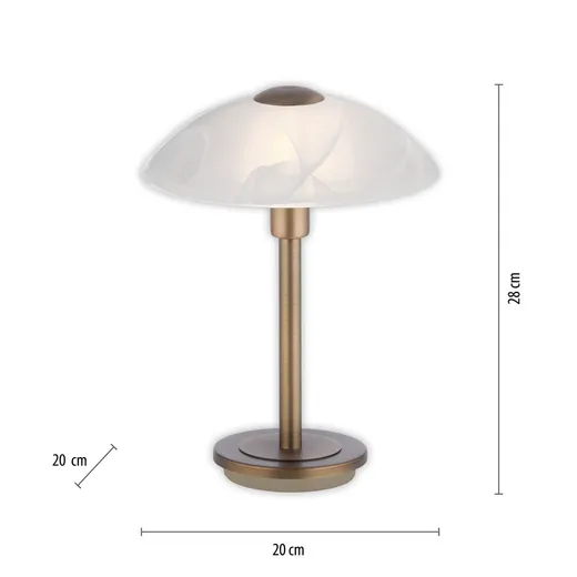 Lampa stołowa ENOVA 4026-11 - antyczny mosiądz