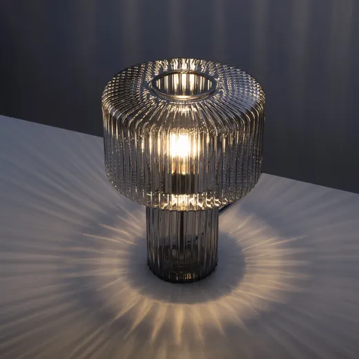 Lampa stołowa FUNGUS 4092-25 - dymiony