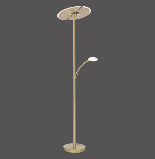 Lampa podłogowa ARTUR 673-60 - matowy mosiądz