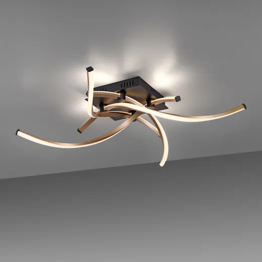 Lampa sufitowa POLINA 9144-18 - złoty