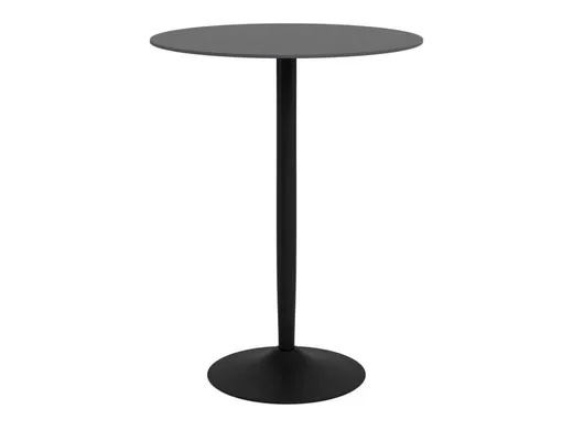 Stół barowy okrągły MALTA 80 cm - czarny