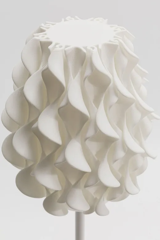 Lampa stołowa LED SWIRL - biały