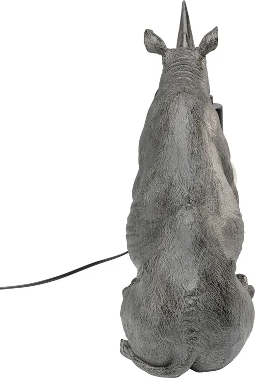 Lampa stołowa SITTING RHINO - szary