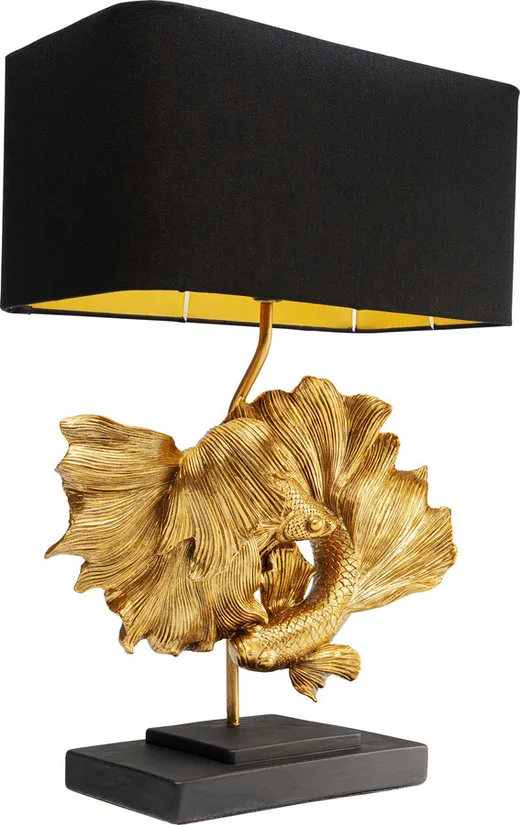 Lampa stołowa BETTA FISH - brązowy/złoty