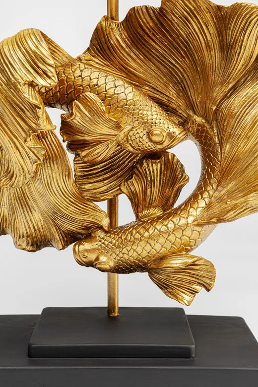 Lampa stołowa BETTA FISH - brązowy/złoty