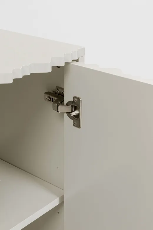 Komoda 4-drzwiowa STUCCO - jasny szary