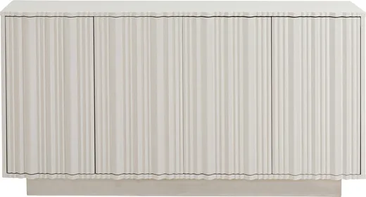 Komoda 4-drzwiowa STUCCO - jasny szary