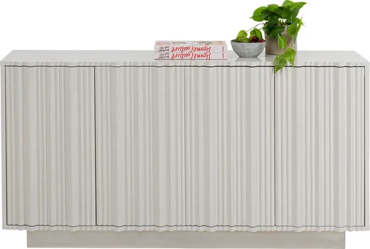 Komoda 4-drzwiowa STUCCO - jasny szary