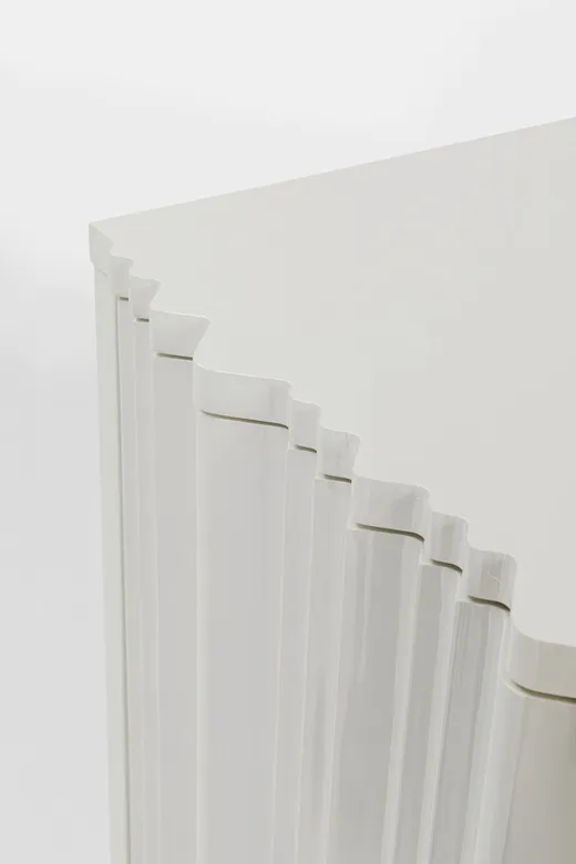 Komoda 4-drzwiowa STUCCO - jasny szary