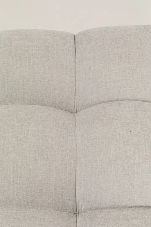 Pufa pikowana SALAMANCA 95x95 - kremowy