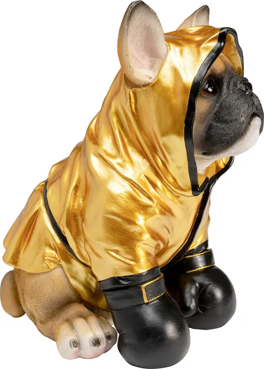 Skarbonka BOXING DOG - złoty/czarny