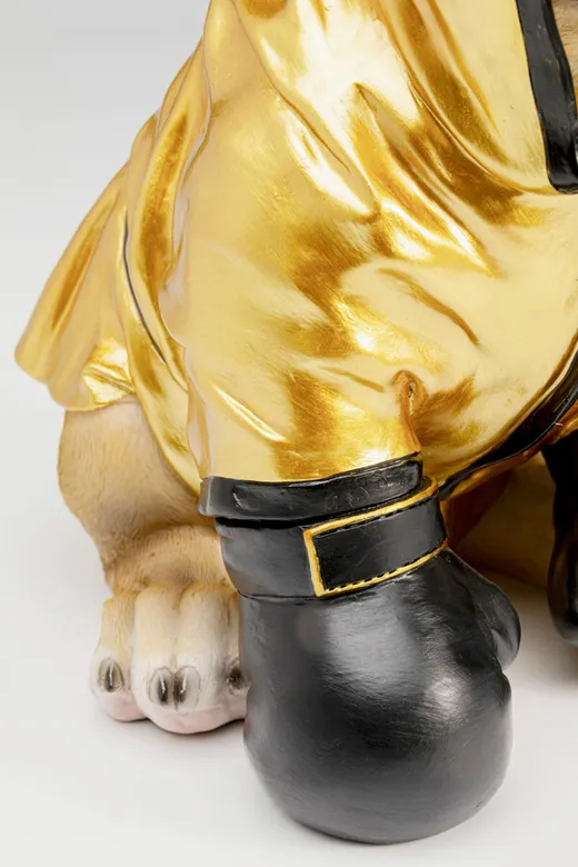 Skarbonka BOXING DOG - złoty/czarny